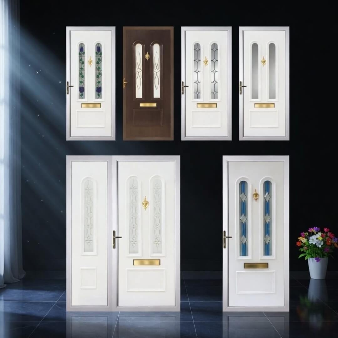 UPVC Front Doors with Panel 16