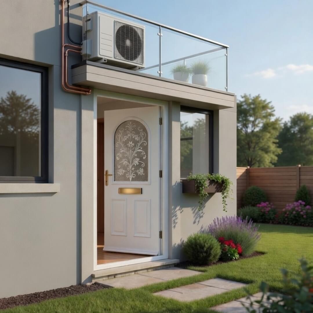 UPVC Front Doors with Panel 6